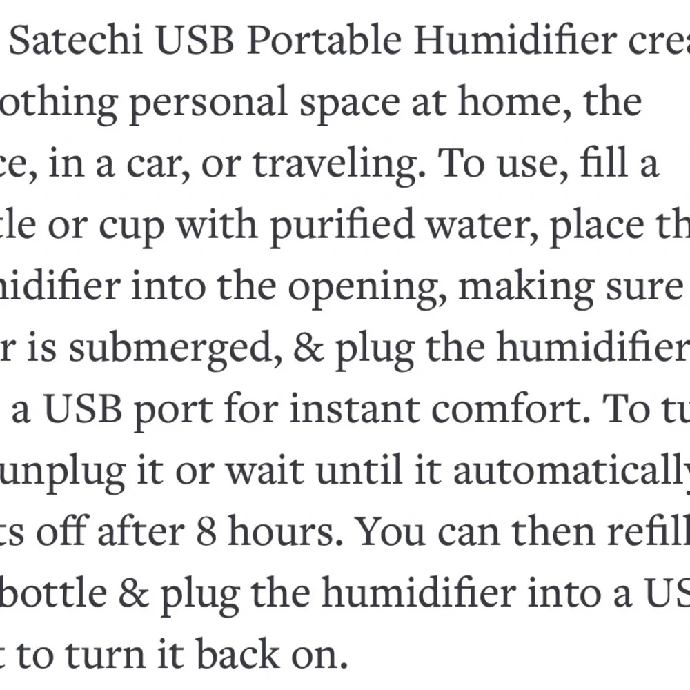 Satechi USB Portable Humidifier - Picture 10 of 15